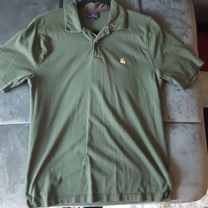 Brooks brothers polo, green, medium